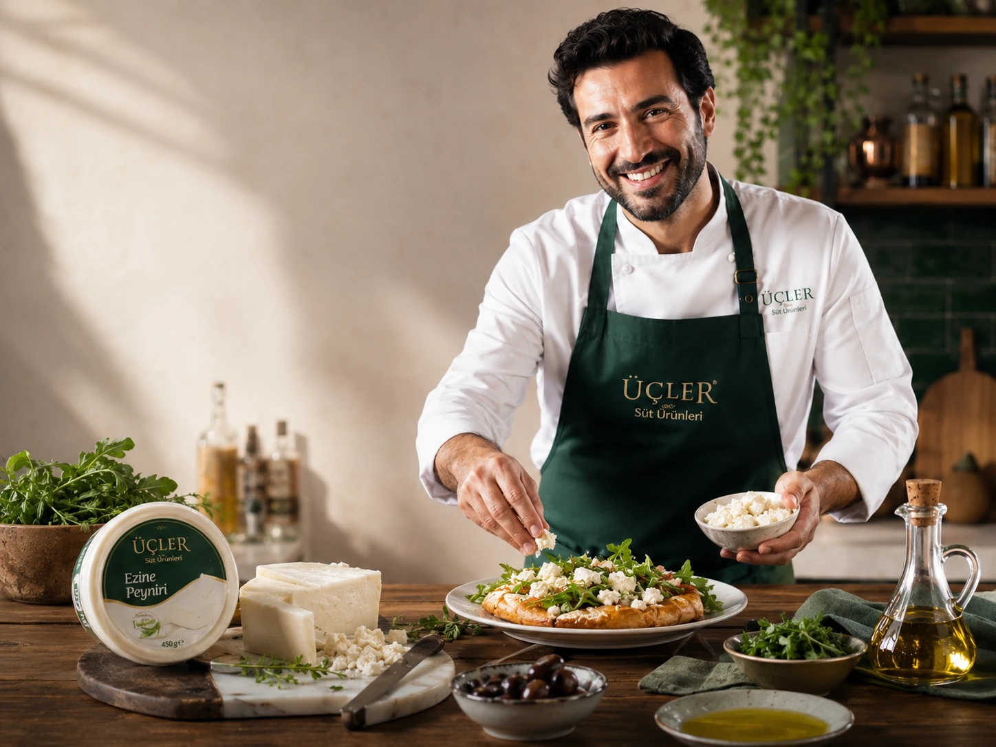 Mediterrane schaal met Tulum-kaas
